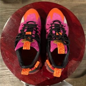 Versace Trigreca Sneakers Pink and Orange